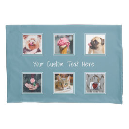 UW 6 FOTO'S, TEKST EN KLEURSTUKKEN KUSSENSLOOP