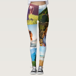 Uw 6 Leggings voor Sjabloon randafdrukken voor fot