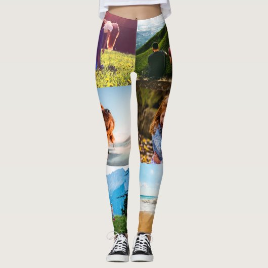 Uw 6 Leggings voor Sjabloon randafdrukken voor fot (Voorkant)