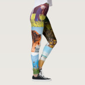 Uw 6 Leggings voor Sjabloon randafdrukken voor fot (Rechts)