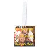 Uw 6 verschillende foto's blokkeren met bewerkbare decoratie (Voorkant)