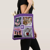 UW 8 FOTO'S EN MONOGRAM-tassen Tote Bag (Dichtbij)