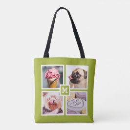 UW 8 FOTO'S EN MONOGRAM-tassen Tote Bag