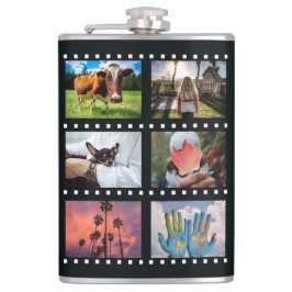 UW 8 FOTO'S in maatkolf voor "filmstrips" Heupfles