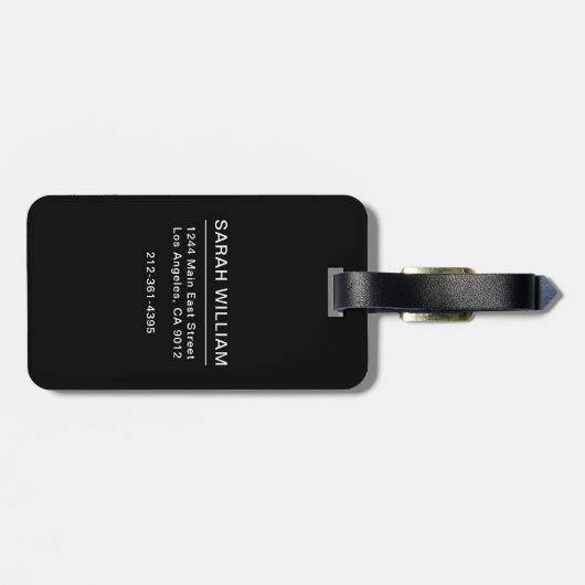 Uw 8 Label voor fotobagage Bagagelabel (Achterkant horizontaal)