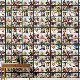 UW 9 foto's & gewenste kleur Behang