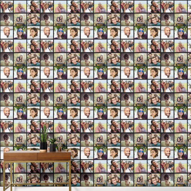 UW 9 foto's & gewenste kleur Behang (Hal)