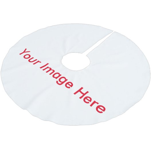 Uw aangepast Afbeelding Kerstboom Rok (Gekanteld)