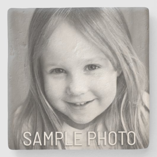 Uw aangepast afbeelding stenen onderzetter (Voorkant)