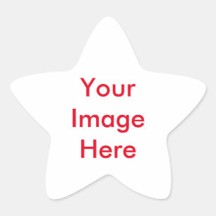Uw aangepast Afbeelding Ster Sticker