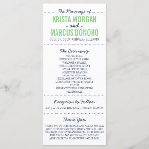 Uw aangepaste 4-inch x 9-inch rackkaart programmakaart