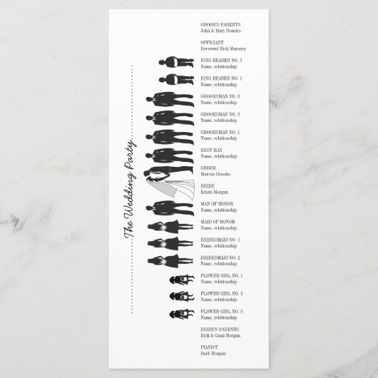 Uw aangepaste 4" x 9" rack Kaart (Achterkant)