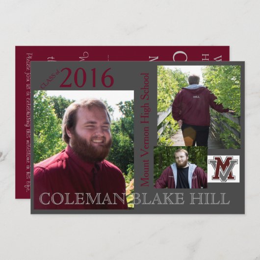 Uw aangepaste 5-inch x 7-inch uitnodigingen (Voorkant / Achterkant)