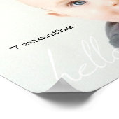 Uw aangepaste 8-inch x 10-inch Hallo Poster (Hoek)