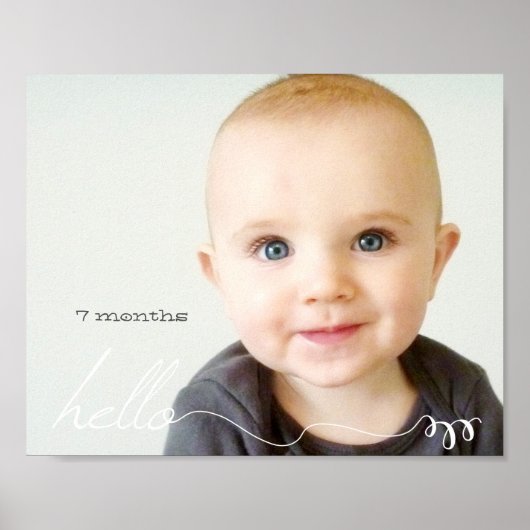 Uw aangepaste 8-inch x 10-inch Hallo Poster (Voorkant)