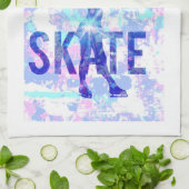 Uw aangepaste Afbeelding Cijfer Skipe Blade wissen Theedoek (Gevouwen)