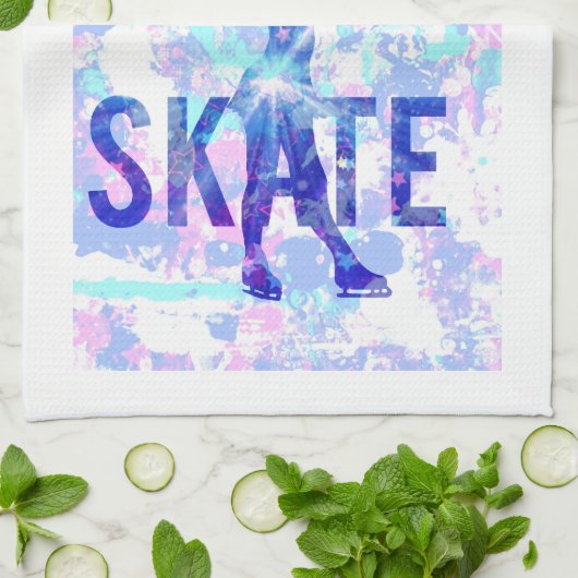 Uw aangepaste Afbeelding Cijfer Skipe Blade wissen Theedoek (Gevouwen)