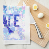 Uw aangepaste Afbeelding Cijfer Skipe Blade wissen Theedoek (Quarter Fold)