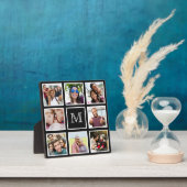 UW aangepaste afbeelding en monogram Fotoplaat (Insitu)