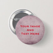 Uw aangepaste afbeelding en tekst gepersonaliseerd ronde button 5,7 cm (Voorkant /achterkant)