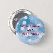 Uw aangepaste Afbeelding en tekst persoonlijke But Ronde Button 5,7 Cm (Voorkant /achterkant)