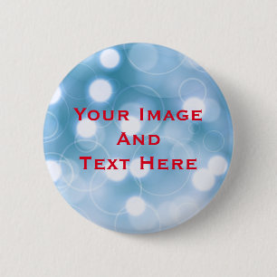 Uw aangepaste Afbeelding en tekst persoonlijke But Ronde Button 5,7 Cm
