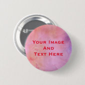 Uw aangepaste Afbeelding en tekst persoonlijke But Ronde Button 5,7 Cm (Voorkant /achterkant)