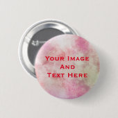 Uw aangepaste Afbeelding en tekst persoonlijke But Ronde Button 5,7 Cm (Voorkant /achterkant)