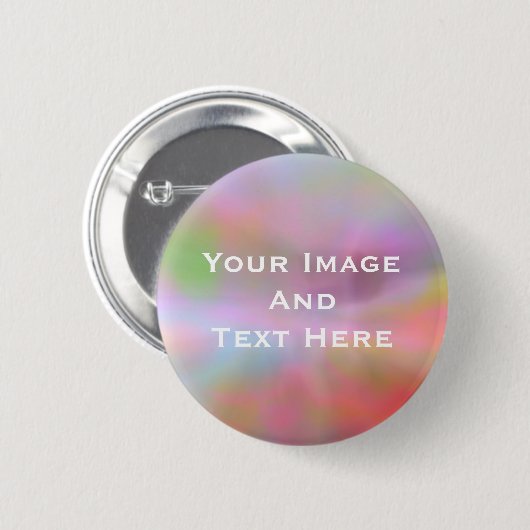 Uw aangepaste Afbeelding en tekst persoonlijke But Ronde Button 5,7 Cm (Voorkant /achterkant)