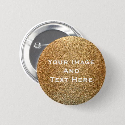 Uw aangepaste Afbeelding en tekst persoonlijke But Ronde Button 5,7 Cm (Voorkant /achterkant)