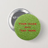 Uw aangepaste Afbeelding en tekst persoonlijke But Ronde Button 5,7 Cm (Voorkant /achterkant)