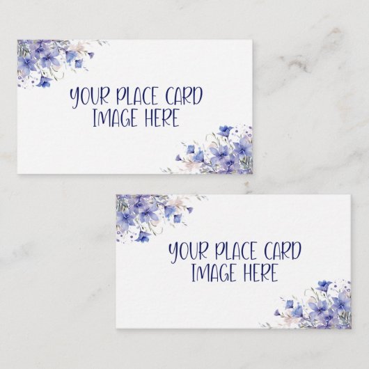 Uw aangepaste Afbeelding Plaatskaartje (Voorkant / Achterkant)