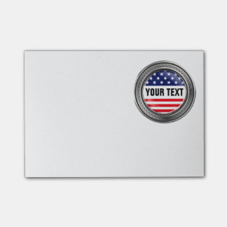Uw aangepaste Amerikaanse Button Post-it® Notes