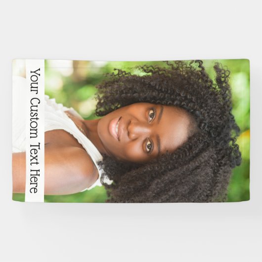 UW aangepaste banner Foto en Tekst (Horizontaal)