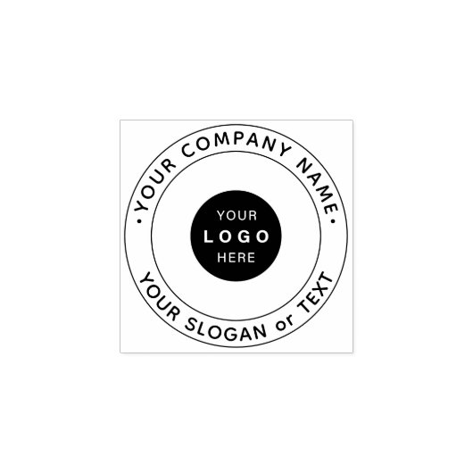 Uw aangepaste bedrijf logo rubberstempel (Afrduk)