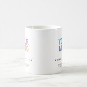 Uw aangepaste bedrijfslogo gepersonaliseerd koffiemok (Center)