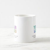 Uw aangepaste bedrijfslogo gepersonaliseerd koffiemok (Center)