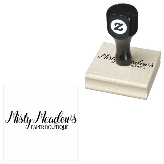 Uw aangepaste bedrijfslogo rubberstempel (Gestempeld)