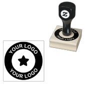 Uw aangepaste bedrijfslogo rubberstempel (Gestempeld)
