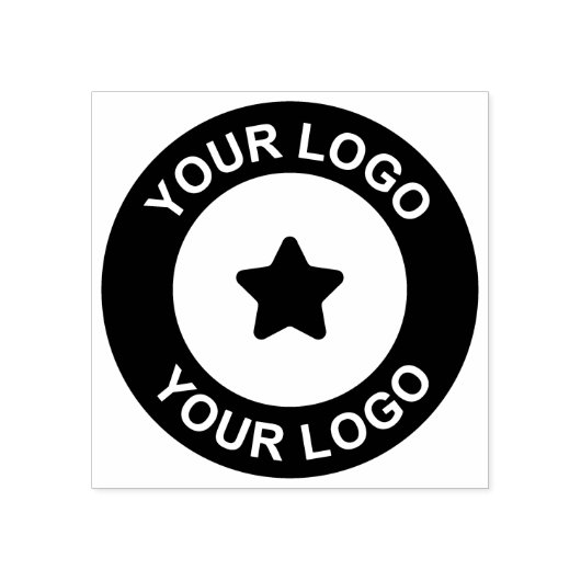 Uw aangepaste bedrijfslogo rubberstempel (Afrduk)