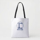 Uw aangepaste boot of naam Classic Lighthouse Tote Bag (Voorkant)