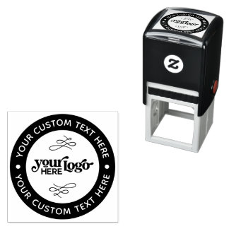 Uw aangepaste Business Logo Self Inking Rubber Sta Zelfinktende Stempel