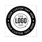 Uw aangepaste Business Logo Self Inking Rubber Sta Zelfinktende Stempel (Design)