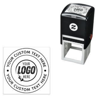 Uw aangepaste Business Logo Self Inking Rubber Sta Zelfinktende Stempel