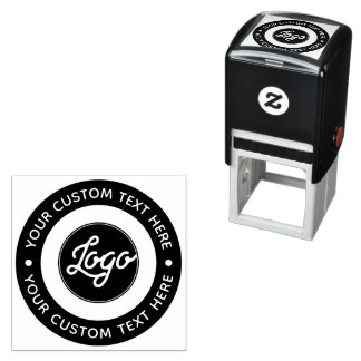 Uw aangepaste Business Logo Self Inking Rubber Sta Zelfinktende Stempel