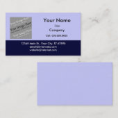 Uw aangepaste Business Square Logo-Sjabloon Visitekaartje (Voorkant / Achterkant)