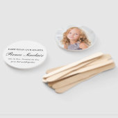 Uw aangepaste eenvoudige uitvaart handwaaier (Niet-gemonteerd)