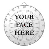 UW aangepaste FACE-foto Dartbord (Voorkant)
