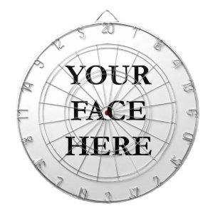 UW aangepaste FACE-foto Dartbord
