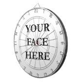 UW aangepaste FACE-foto Dartbord (Voorkant Rechts)